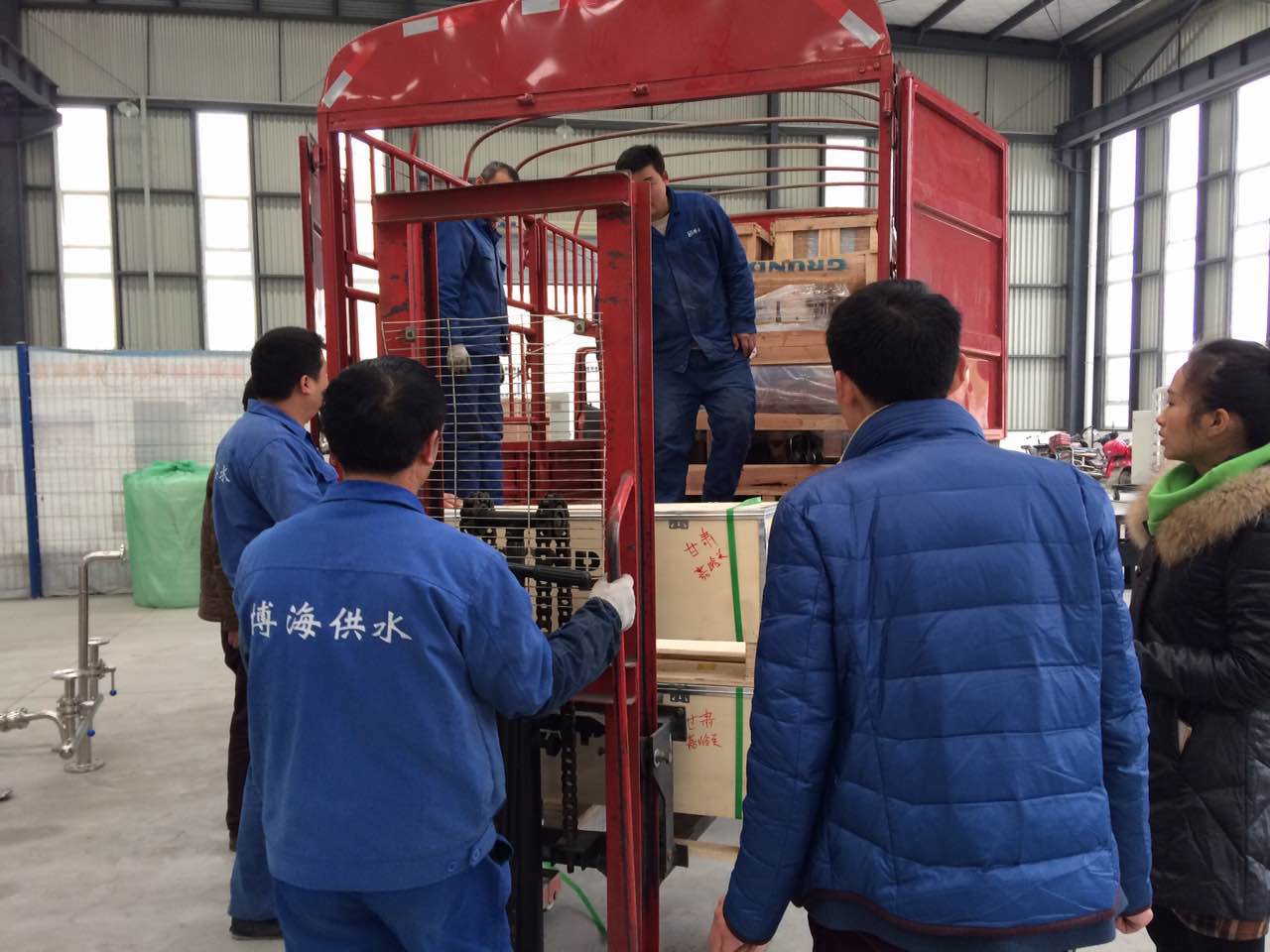 力保春節正常供水 風雨無阻,我們在路上