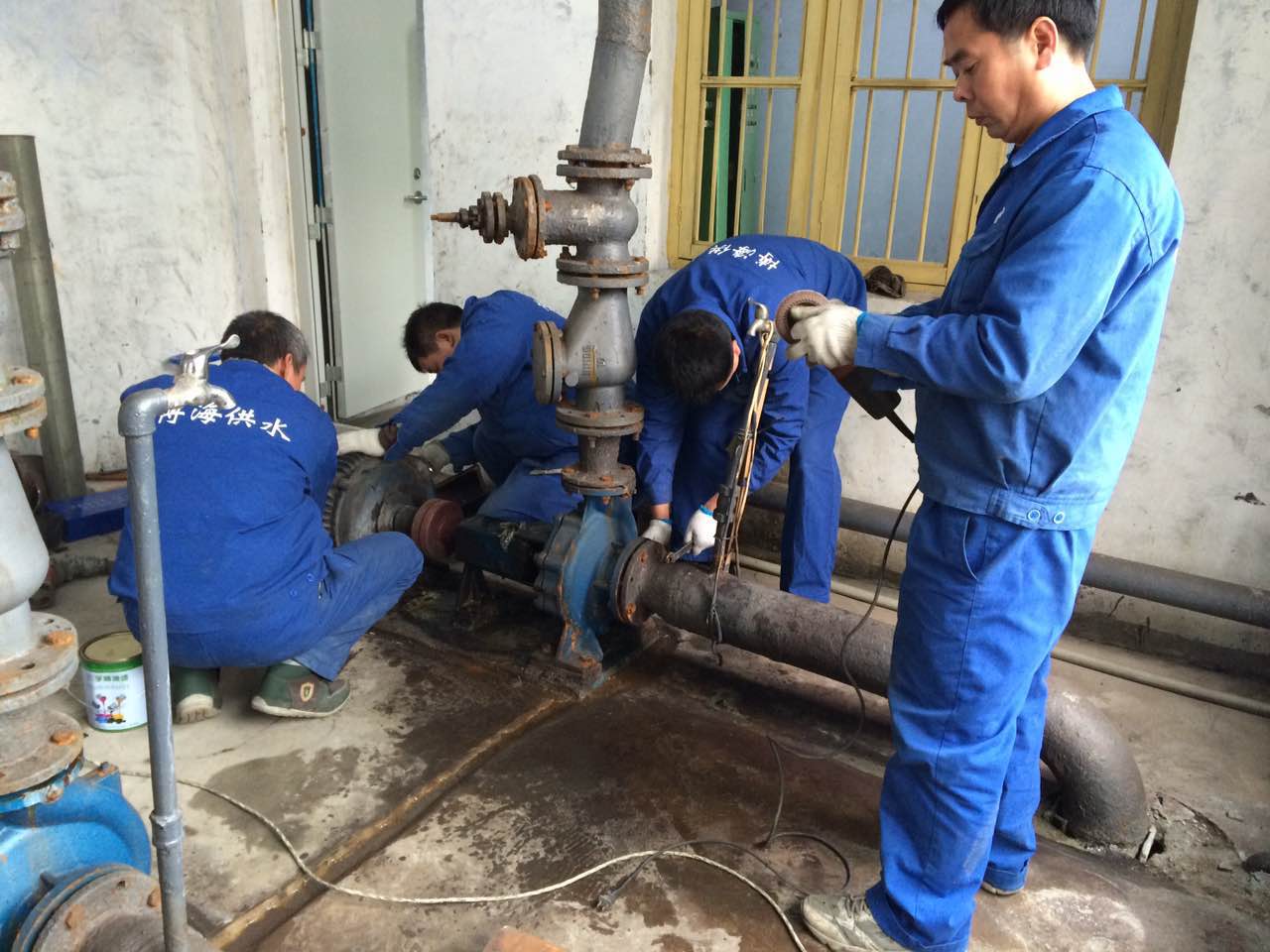 春節假期結束 二次供水生產安裝工作正常運行