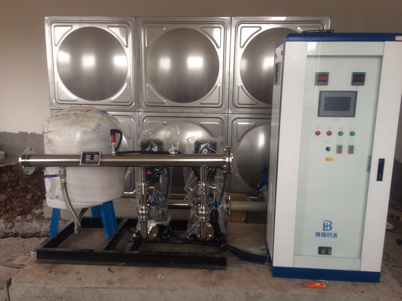 酒店供水系統改造|箱式無負壓供水設備