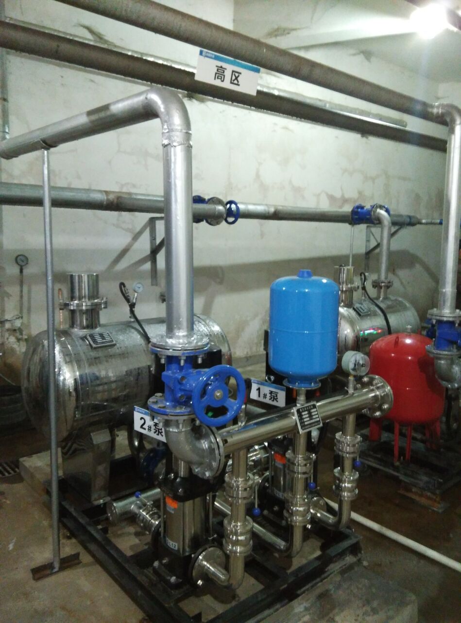 老舊小區二次供水設備改造 帶來嶄新用水環境